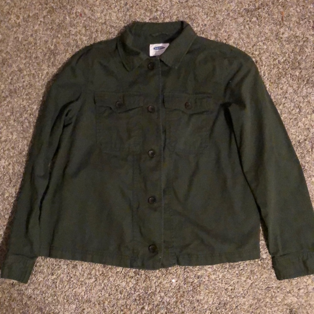 Button Down Green Jacket